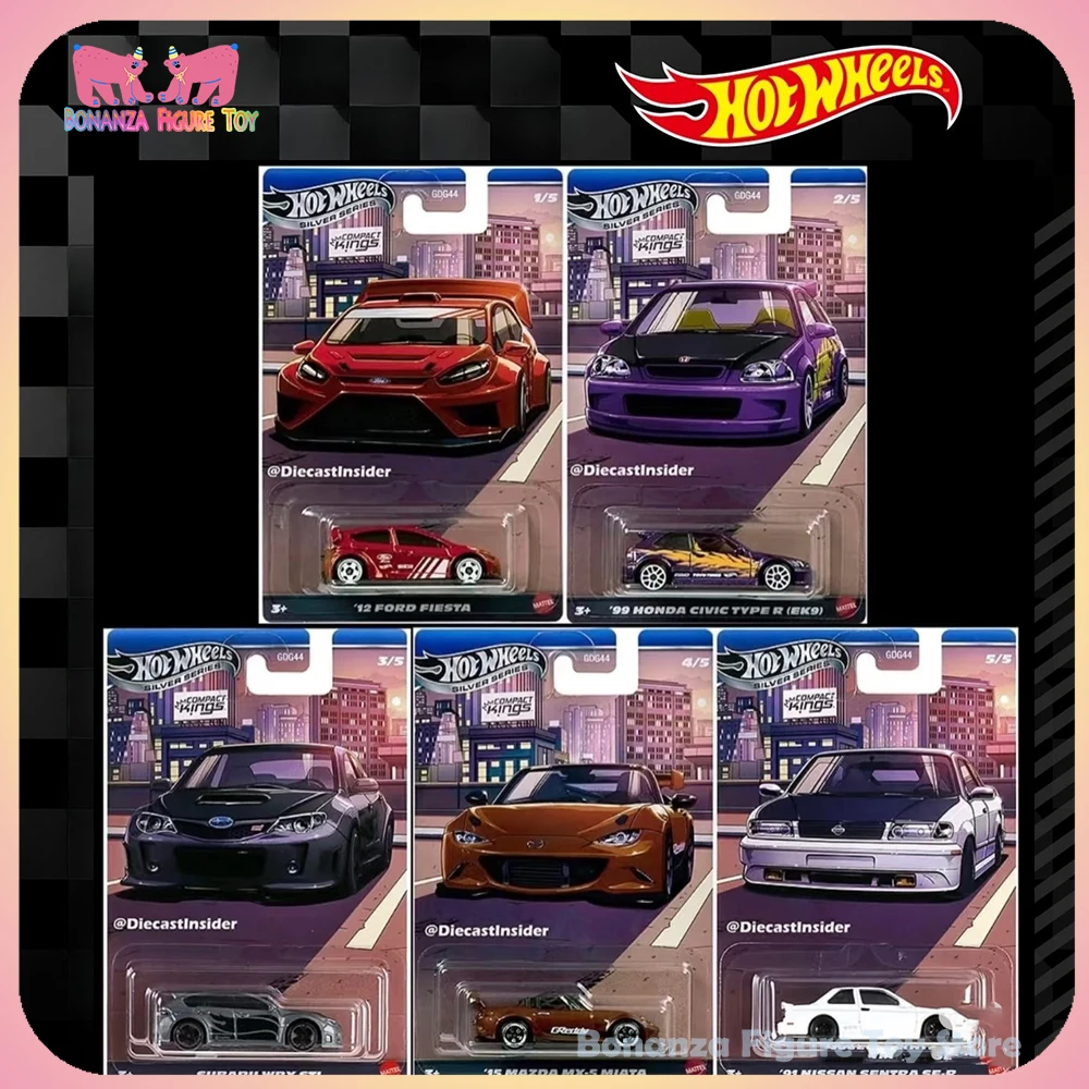 

Новая модель автомобиля Hot Wheels 1/64 2021, компактная серия Kings Nissan Honda Ford Mazda, модель автомобиля из сплава, коллекция игрушек, подарок на день рождения