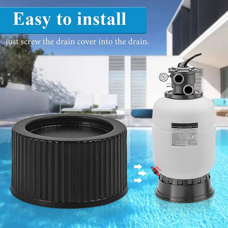 

SX180HG Pool Sand Filter Drain Cap And Gasket For Hayward Pro Series Sand Filter Models S140T,S144T,S164T,S166T,S180T