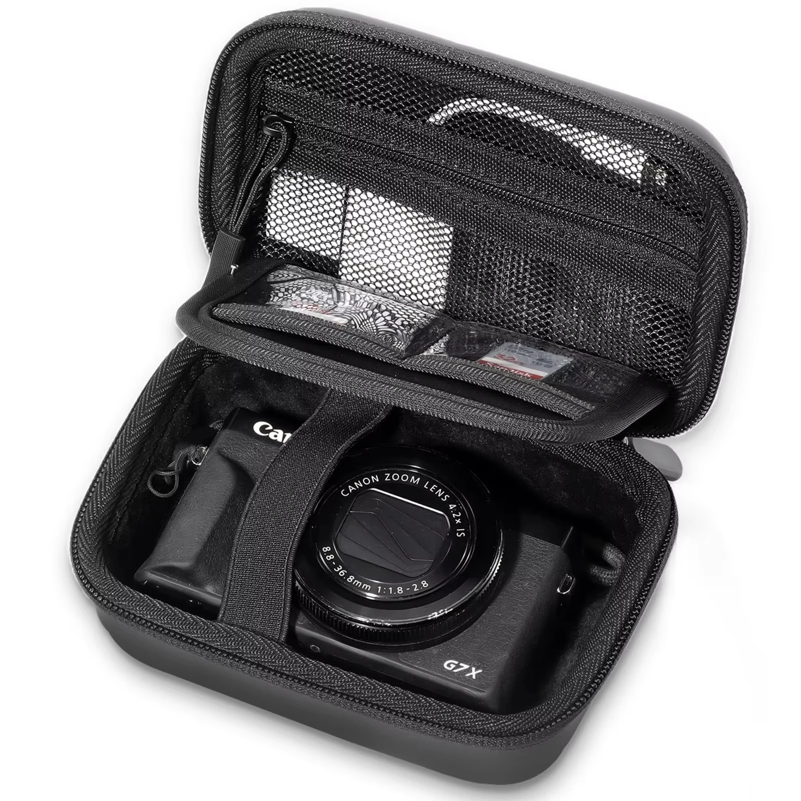 Hard Shell Digital Camera Case for Canon G7X Mark III Mark II, Sony Cybershot, PowerShot SX740, Ricoh GR III, Kodak Pixpro Case