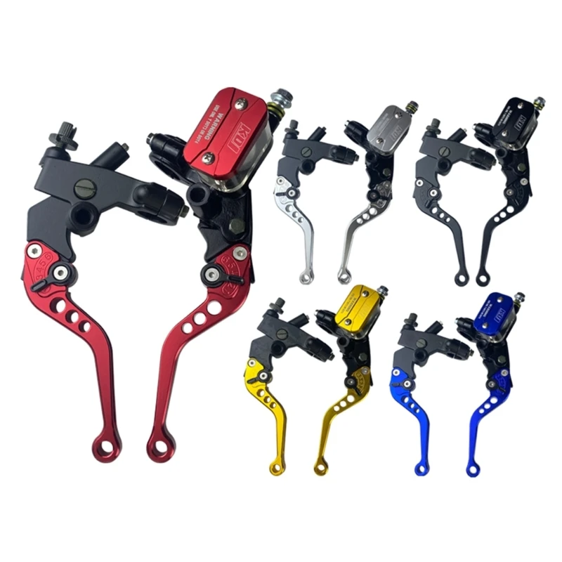 

2pcs Cylinder Hydraulic Brake Lever For Dirt Pit Bike Moped Scooter