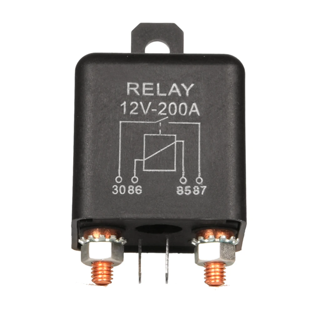 High Current Car Truck Motor Automotive Relay 200A 100A 12V 24V Starting Type Automotive Modular Relay