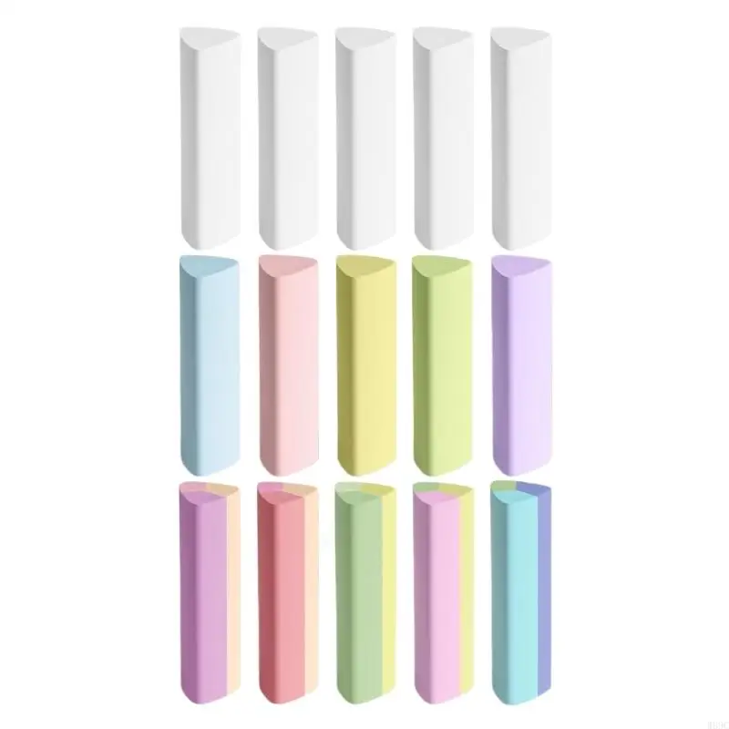 W89c 5 PCs/Set Bleistiftgummi Cartoon Dreiecke Eraser Ästhetische Radiergummis Belohnung Geschenk