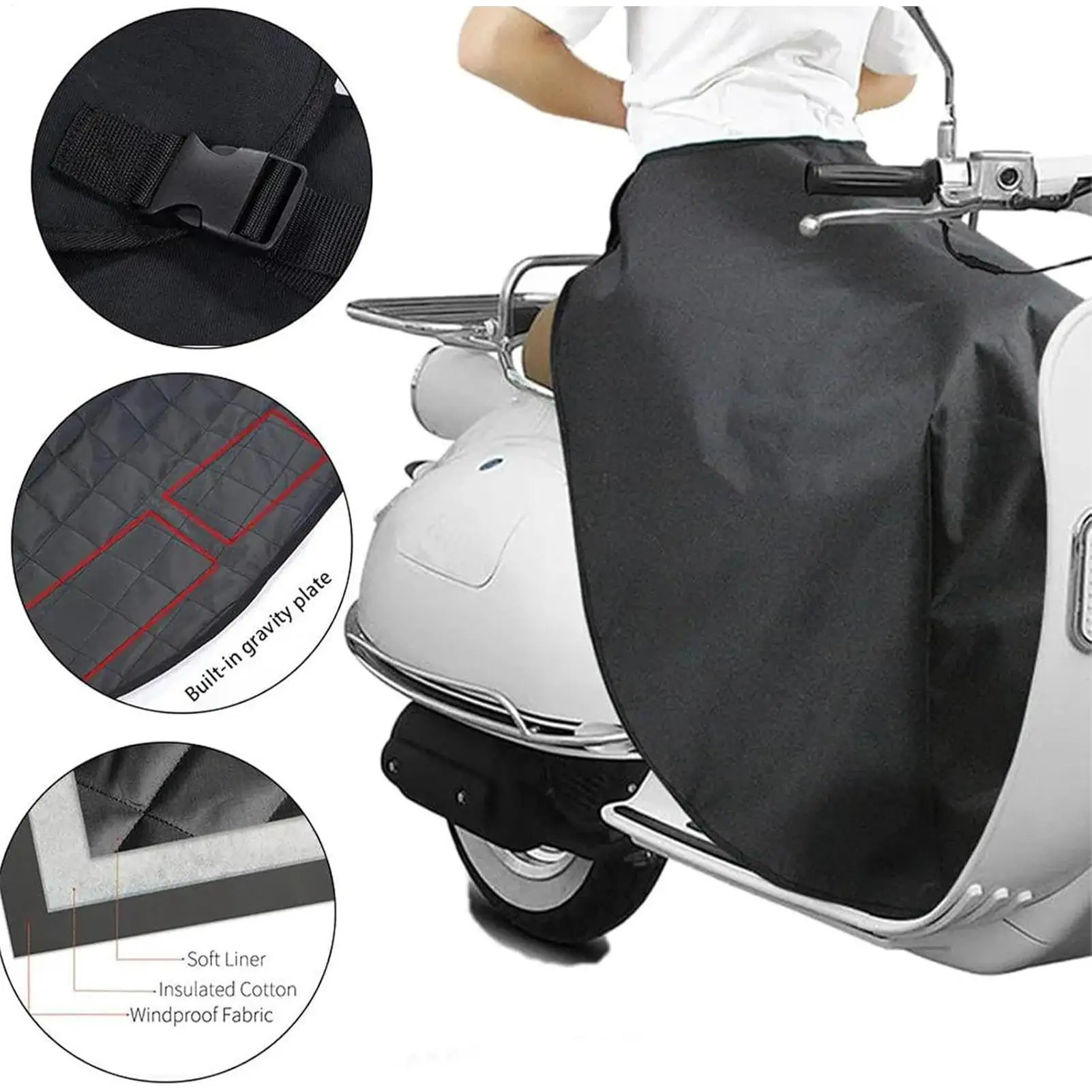 

Scooter Leg Cover, Cycling Knee Thermal Blanket for Winter Commuting, Motorcycle Road Trip Outdoor Protection Men Women