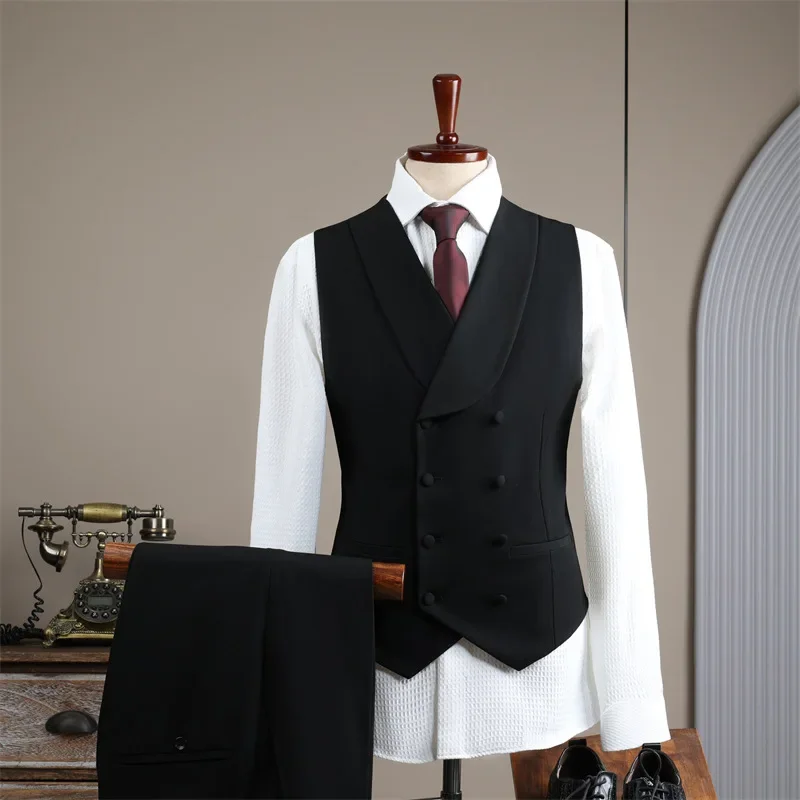 (123) Customized Wedding Business Formal Attire Men\'s Three-piece Slim Suit