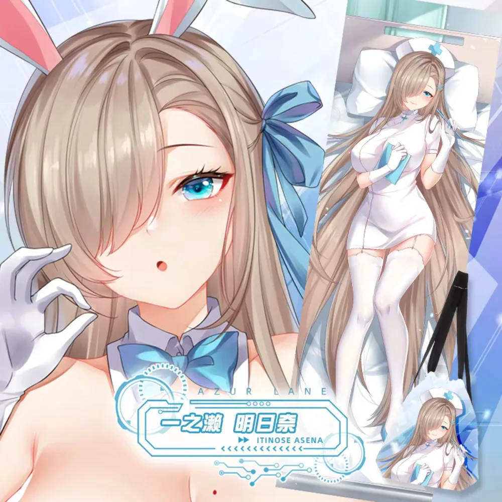 

Asuna Ichinose Dakimakura Blue Archive Hing Full Body Sexy Pillow Case Cushion Cover Otaku Pillowcase Home Bedding Decor Gift ca