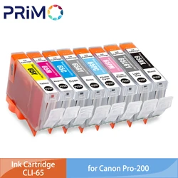 CLI65 CLI-65 CLI 65 Premium 8Colors Ink Cartridge for Canon Pixma PRO-200 PRO200 PRO 200 Printer Inkjet Cartridges