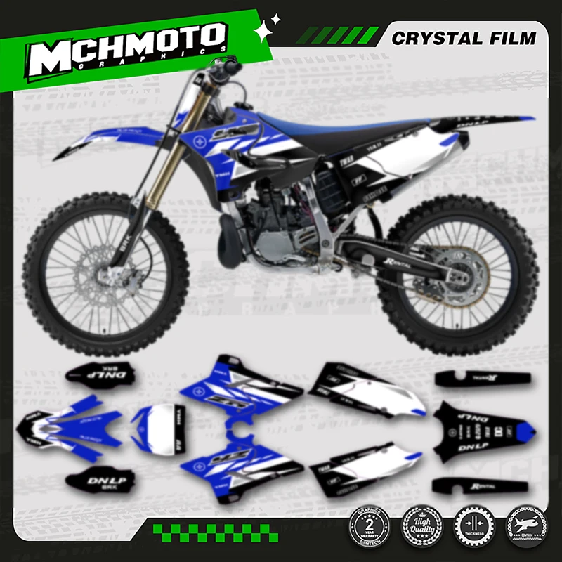 Grafis Sepeda Motor MCHMFG untuk YAMAHA YZ125 YZ250 YZ 125 250 2015-2021 YZ250X 2016-2021 Kit Stiker Stiker