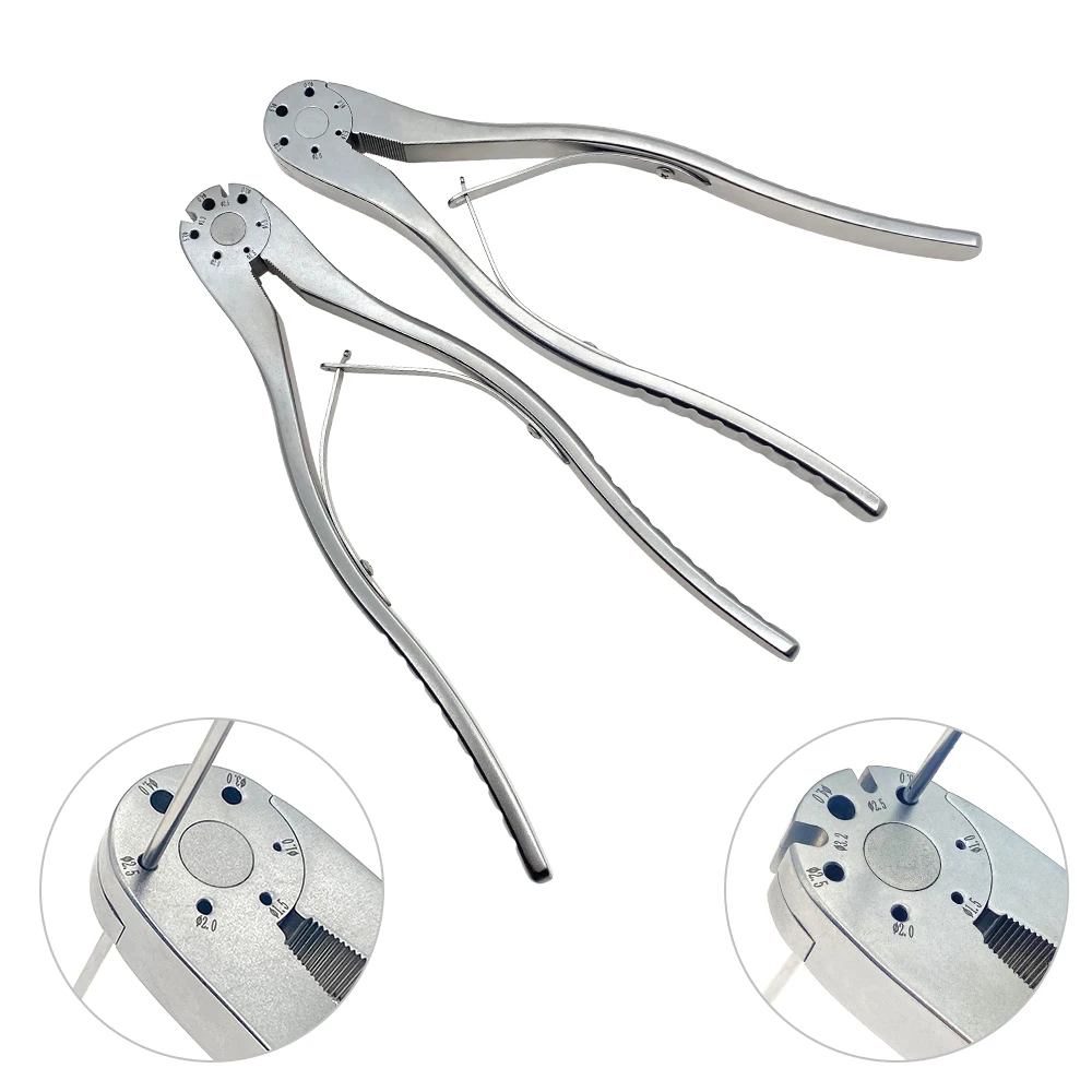 Double Joint Kirschner Scissors Wire Cutter Bone Wire Pin Scissors Sharp Cutter 2.0, 2.5, 3.0, 3.5mm Orthopedic Instrument Pet