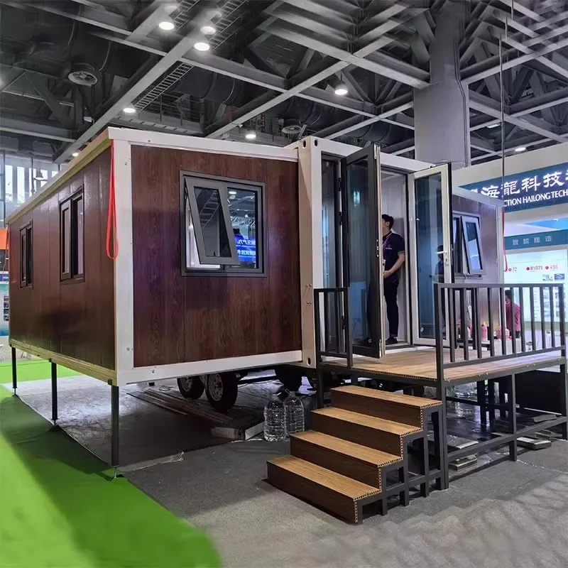 Modern Luxury Style Expandable Prefabricated Folding House Folding Living Room Is Suitable for Residence