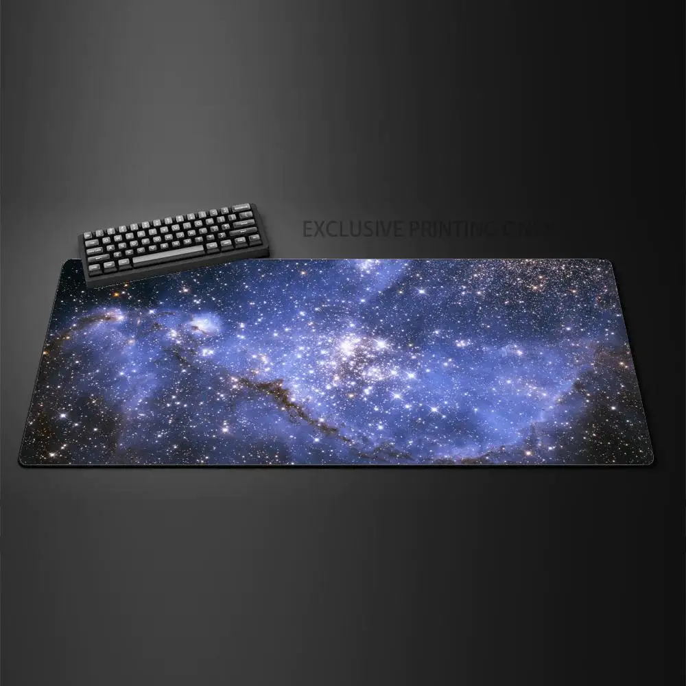 

Cosmic Space Starry Sky Mouse Pad Gaming XL Computer HD Home Mousepad XXL Desk Mats Office Natural Rubber Computer Mouse Mats