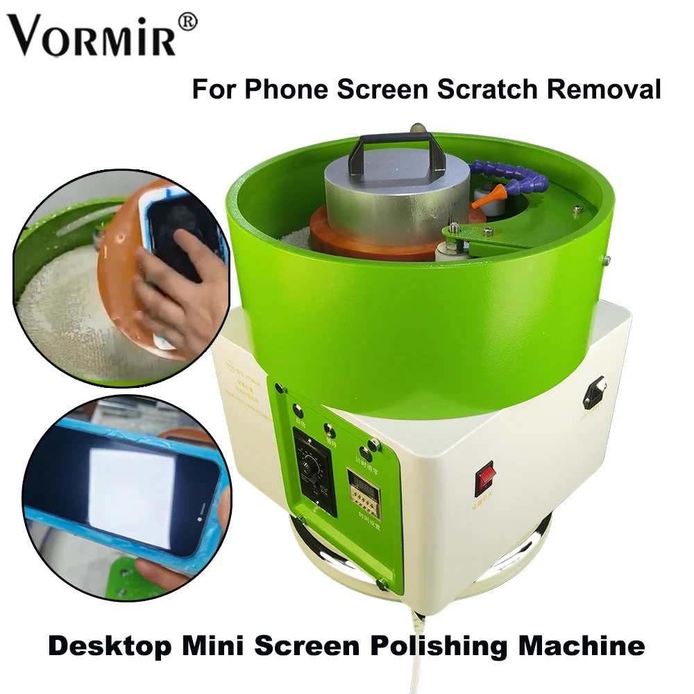 New Automatic Desktop Grinding & Polishing Machine For iPhone 12 13 14 For Apple Watch LCD Screen Display Scratch Removal Repair