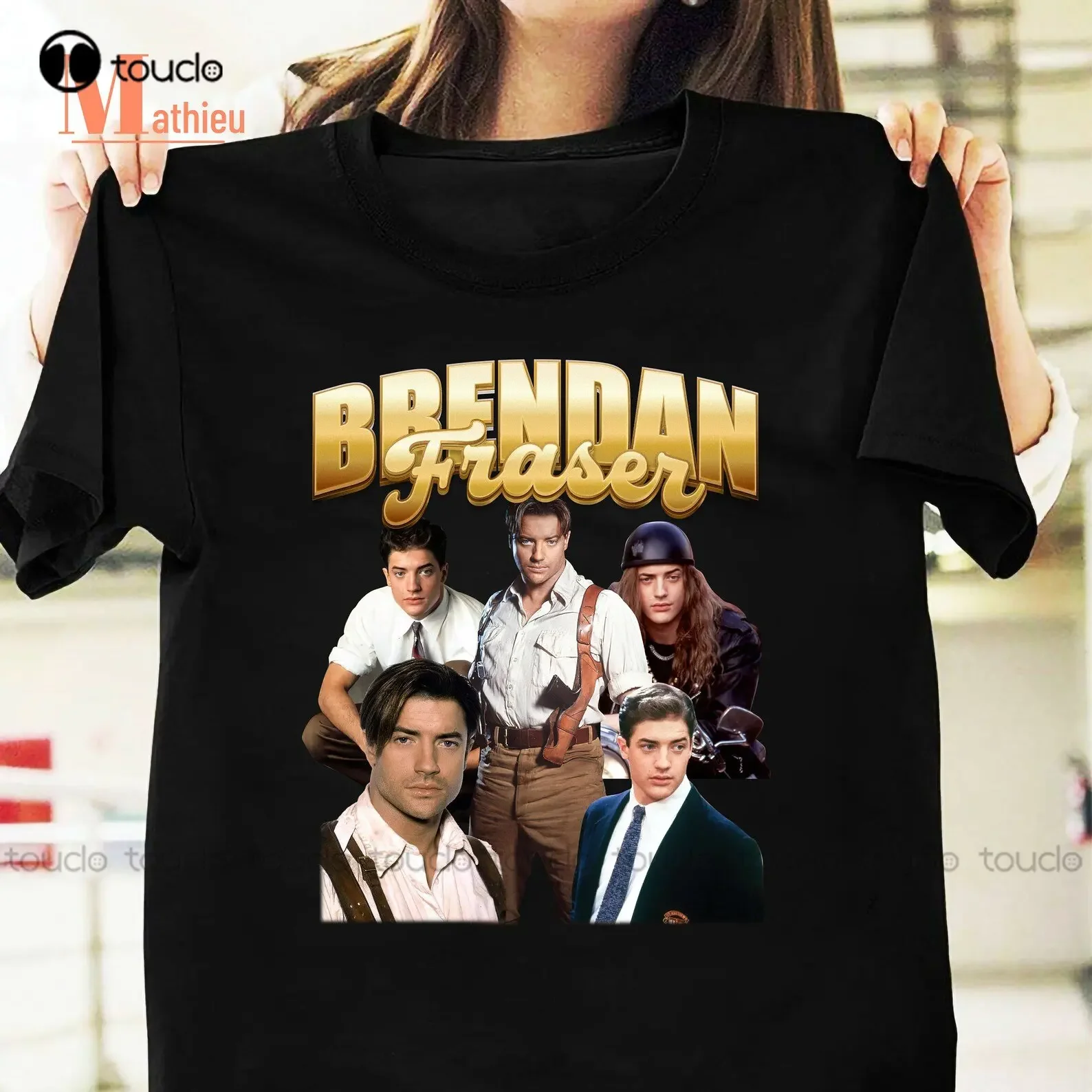 Brendan Fraser T-Shirt Brendan Fraser Shirt George Of The Jungle Shirt Brendan Fraser Shirt For Fans T Shirt Women Printed Tee