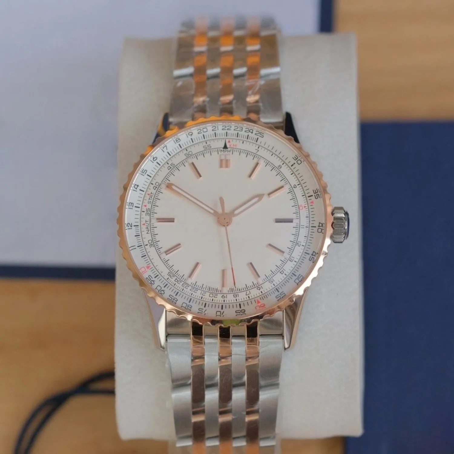 

Men Watches Classic Multifunction Stainless Steel Automatic Date Watch Business Chronograph Quartz Watch