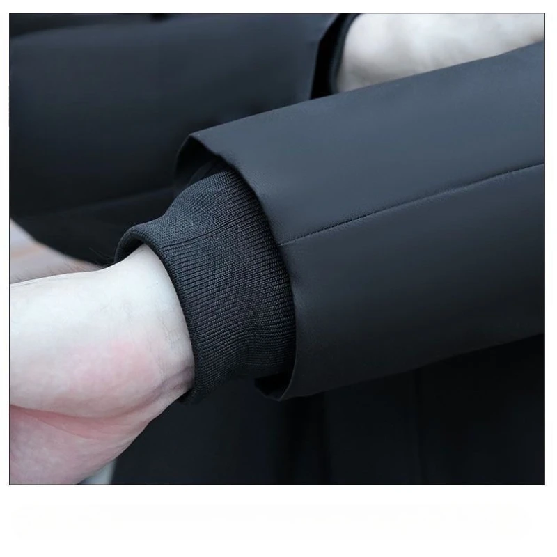 Men's Autumn Spring Top Coat Thickened Detachable New Simple Comfortable Loose Casual Design Fashion Soft Niche Versatile Skinny