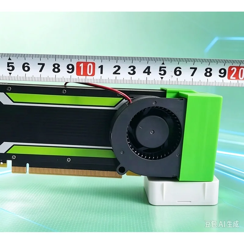 New A+ 5cm Modified Active High Airflow Turbo Cooling Fan For Tesla P4 Graphics Card, Heatsink For Tesla M4 T4