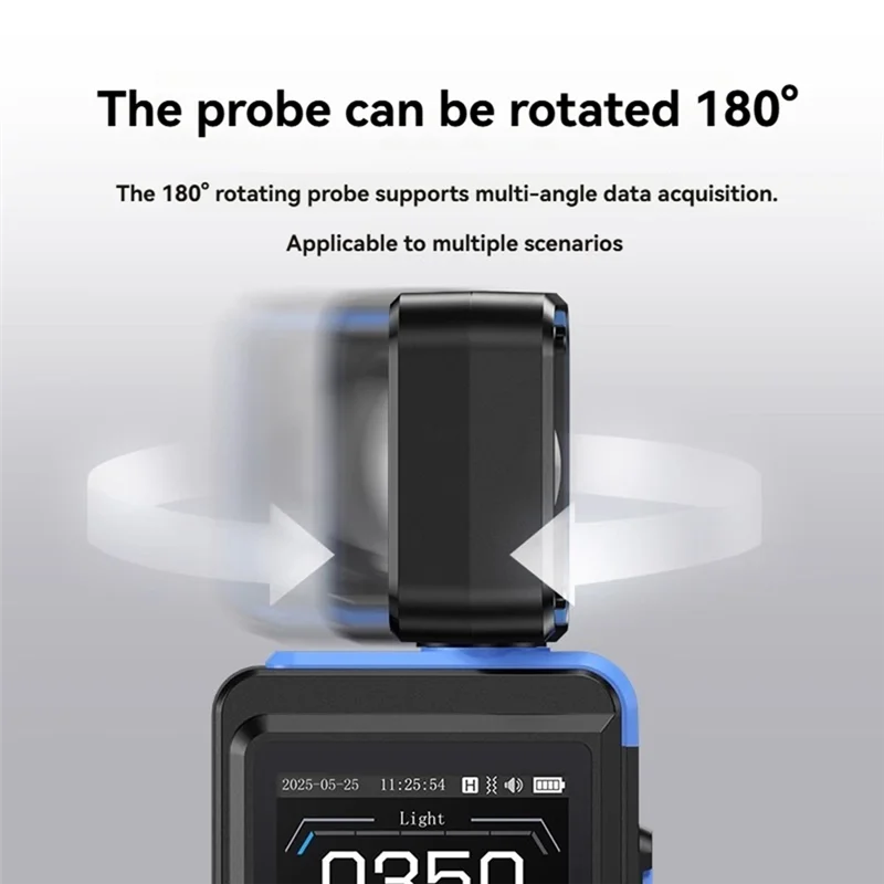 【B07R】Medidor de luz digital profissional de alta precisão Luxômetro 99900Lux Iluminômetro Fotômetro Medidor de luz Lux