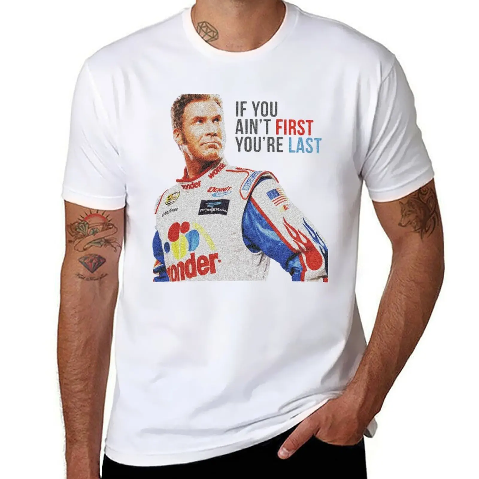 

RICKY BOBBY FIRST T-Shirt anime t shirts oversize man t shirts graphic T-Shirt