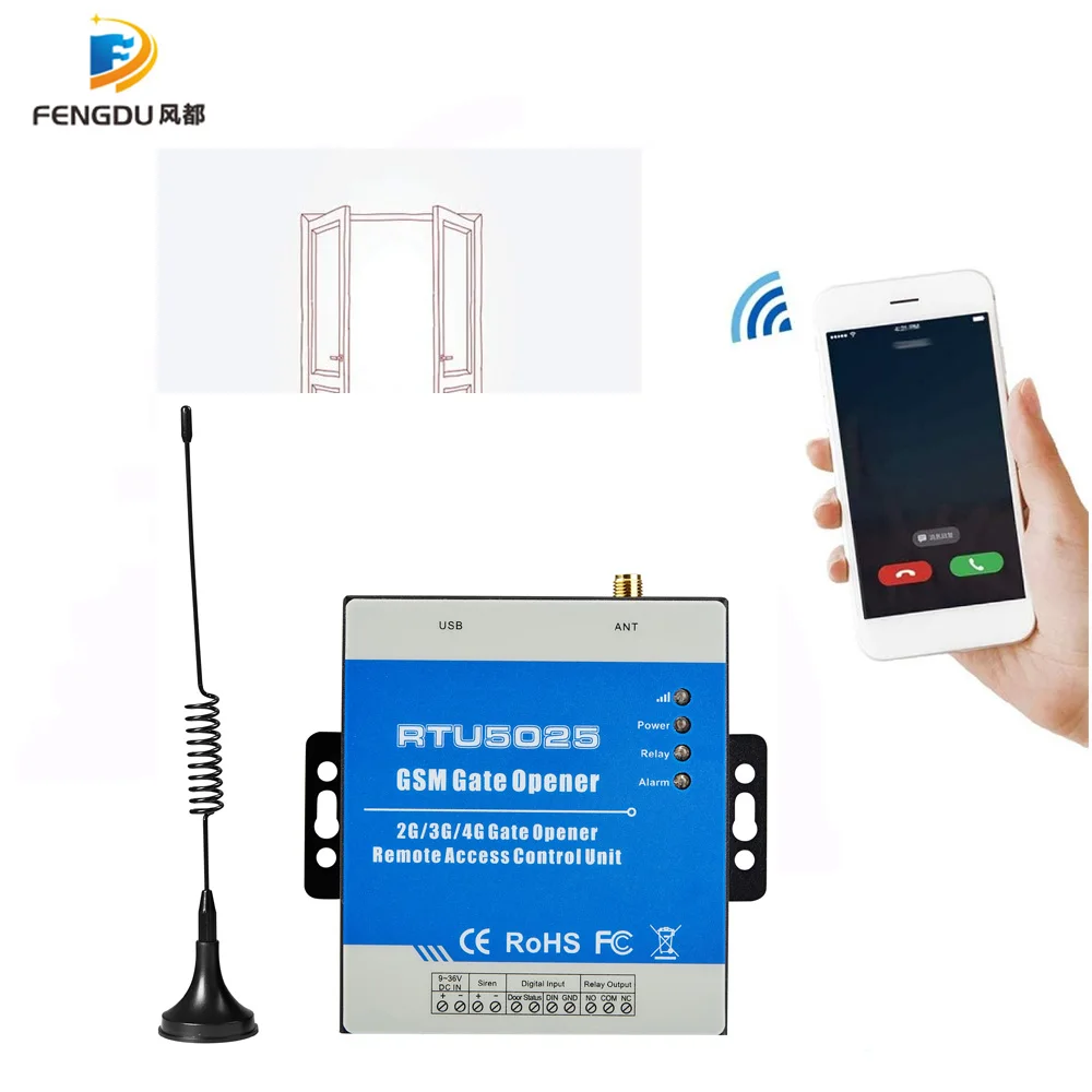 

Wireless Remote Switch Control Solution 1 Relay/2 Digital Inputs RTU5025 for Remote Wireless & RF Modules