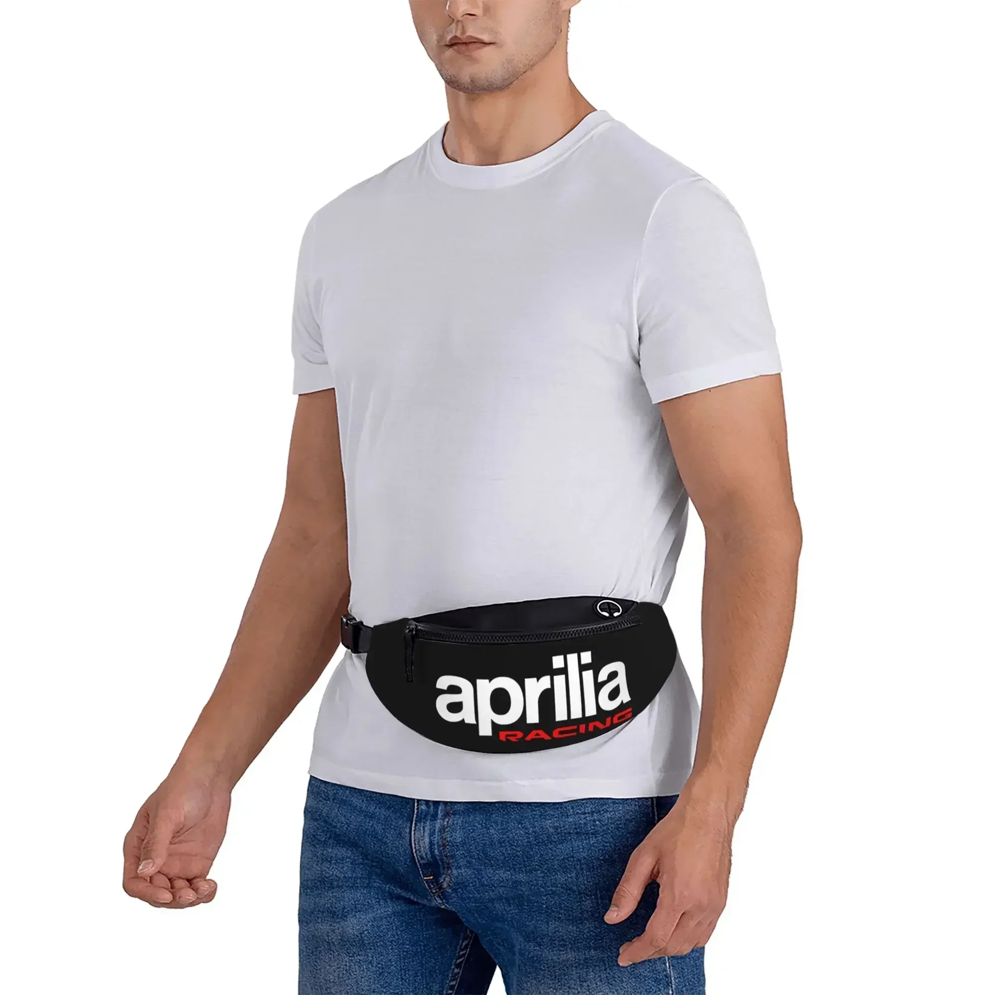 Aprilia Racing Fanny Pack for Men Women Unisex Casual Waist Bag for Running Hiking Travel Walking Sport Fishing Waist Packs