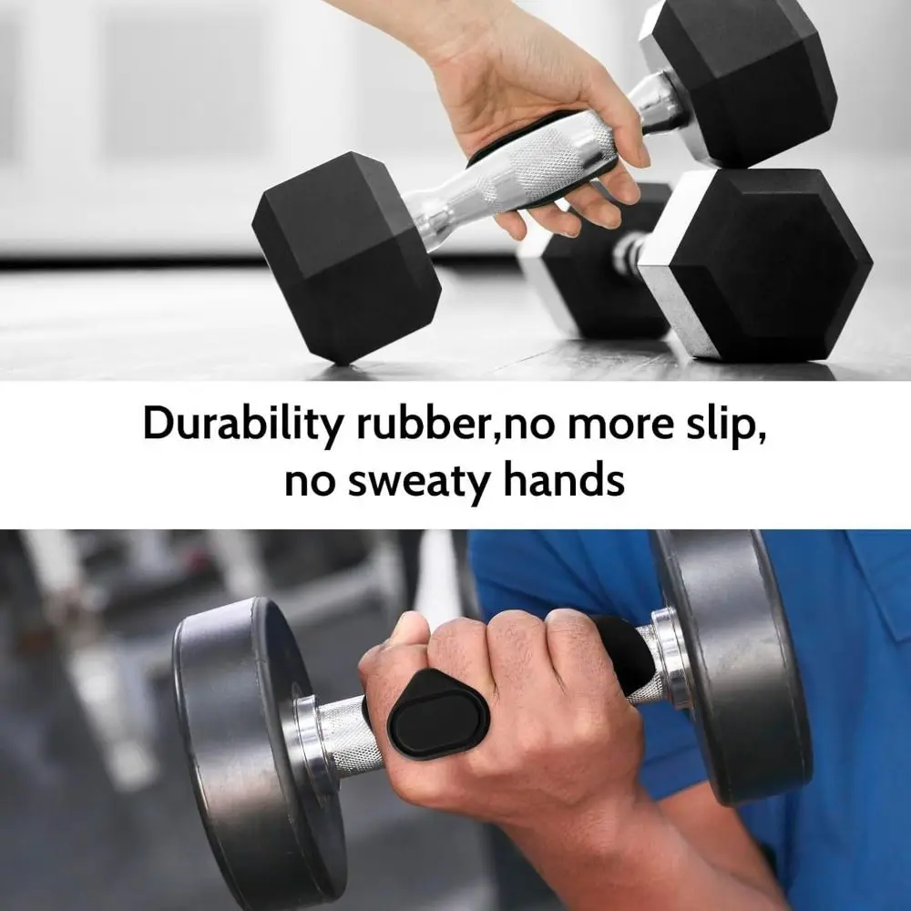 1 Pair Ergonomic Fitness Palm Guard Anti-slip Triangle Texture Weightlifting Palm Protector Thicken Anti-friction