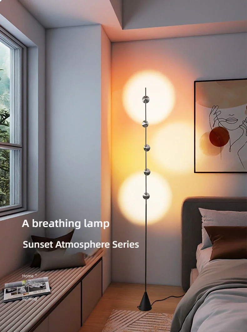

Living Room Adjustable Floor Lamp Sofa Side Standing Lamp Bedroom Bedside Lights Sunset Lamp Home Decor Lighting LED Mood Light