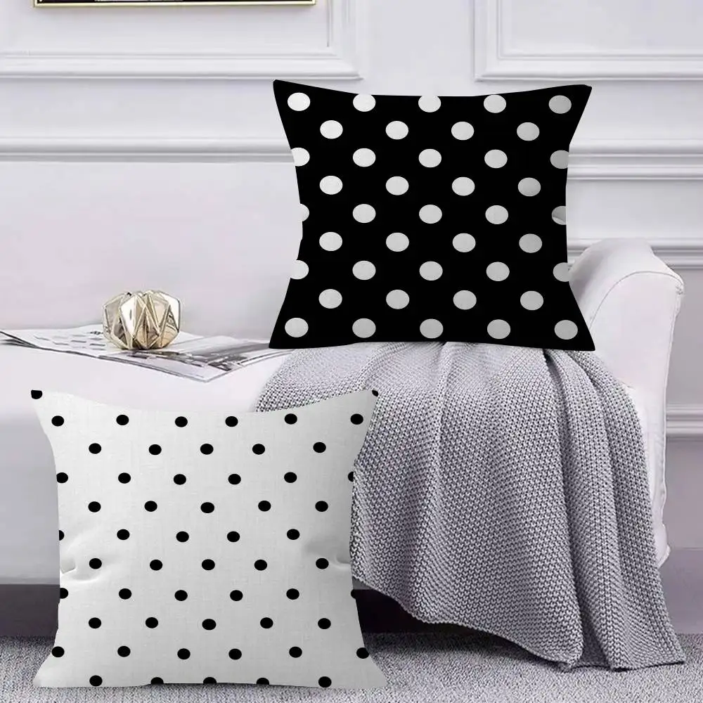 Beauty Fashion Polka Dots    pillow cover sofa cushion cover home room decoration children gift