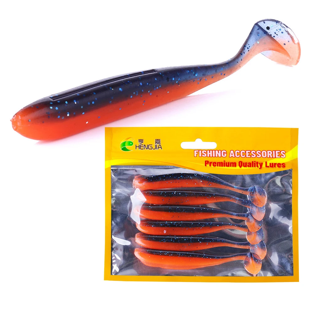Swimbait-Weichplastikköder 10cm 10g mit natürlich aussehendem Paddelschwanz und Glanz, Angelköder für Hecht und Barsch