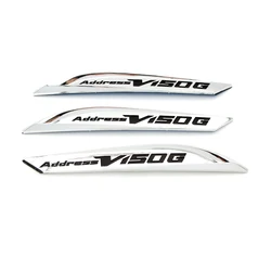 Motorcycle Fuel Gas Tank Emblem Badge Decoration Decals 3D Plastic Stickers Accessories 3 Pieces For Suzuki Address V150g V 150G