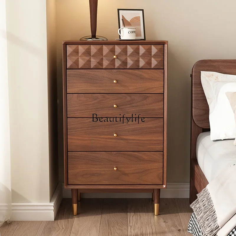 

FG26**Solid wood chest of drawers, bedroom storage drawer, storage cabinet, living room side cabinet against the wall