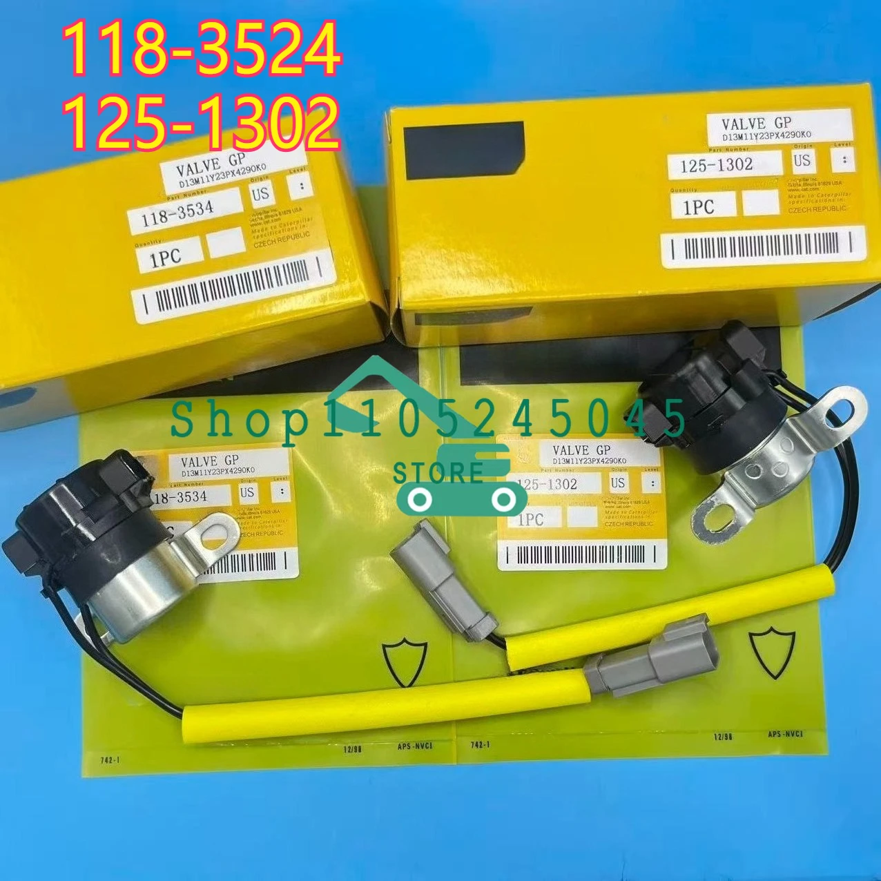 

Excavator Parts E320B E320C E320D High Quality Excavator Magnetic Switch 118-3534 1183534 Heater Relay 1251302 125-1302