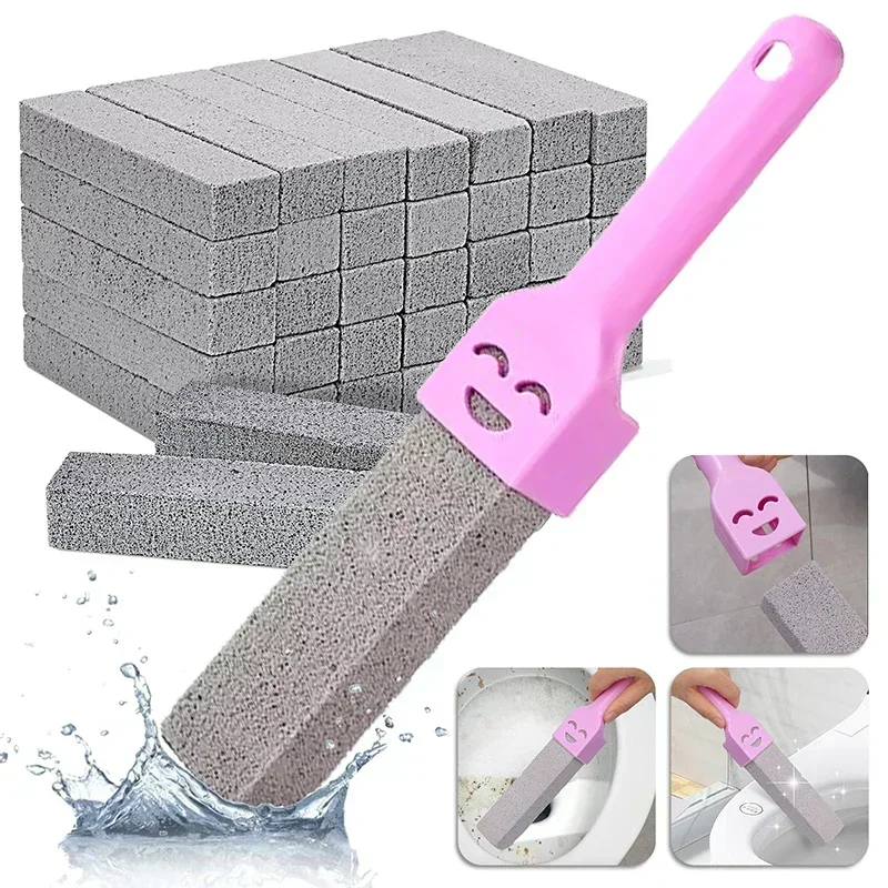 Pumice Stone Cleaning Stick Seat Toilet Limescale Rust Stain Dirt Removal Brush Bathroom Tile Sink Household Washing Accessories