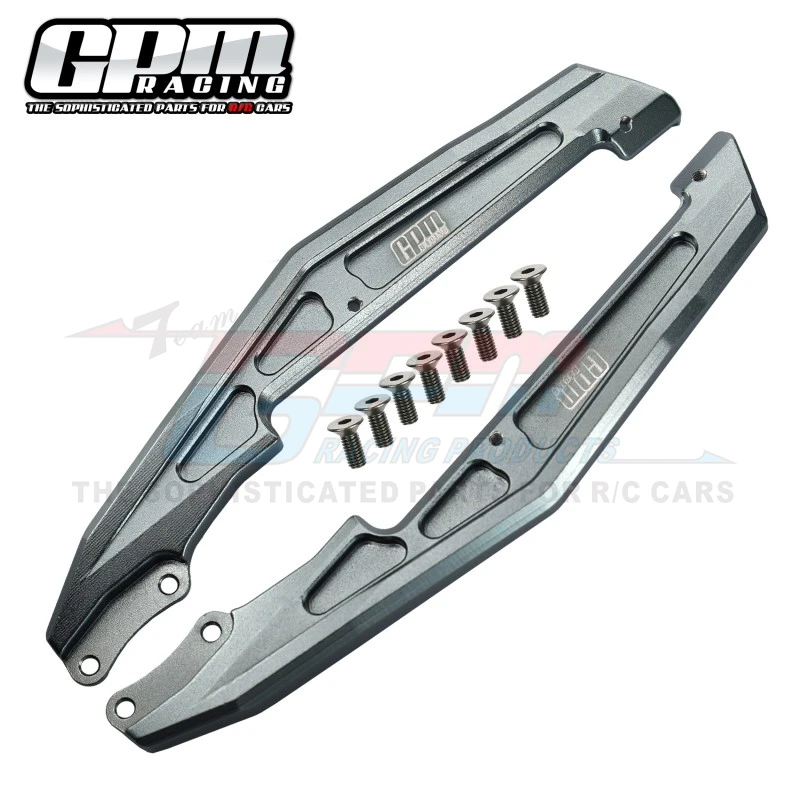 GPM Aluminum Chassis Nerf Bars For LOSI 1/18 Mini-T 2.0 2WD Stadium Truck RTR