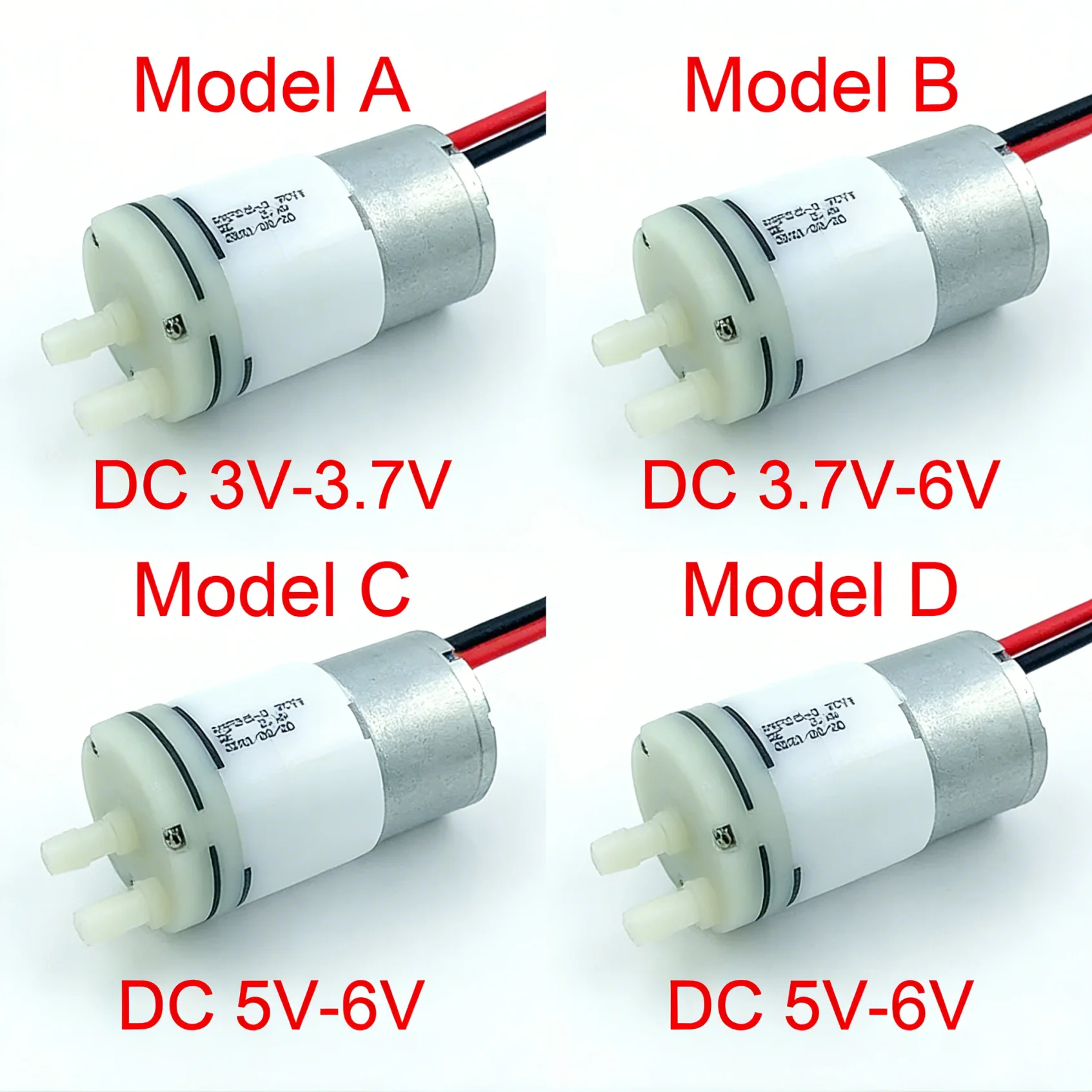 Mini Diaphragm Water Pump DC 3V-6V Small 310 Motor Self-Primming Suction