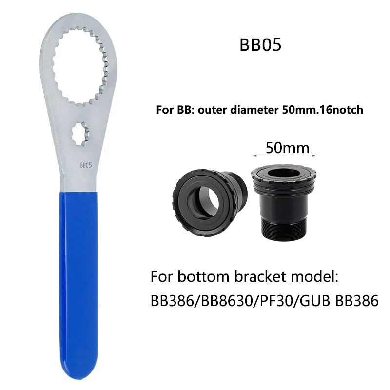 MTB/Road Bicycle Bottom Bracket Tools 39/40.5/44/46/50mm Aluminum Alloy BB Installation Removal Wrench DUB BB91 BB71 BSA30 BB386
