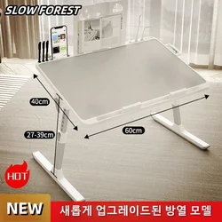 Laptop Bed Tray Table, Adjustable Laptop Bed Table,Portable Standing Desk with Storage Drawer,Foldable Lap Tablet Table for Sofa