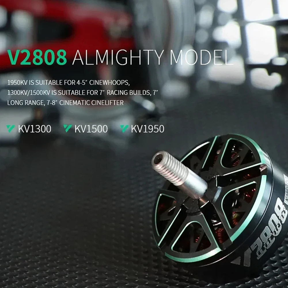 T-motor V2808 1950KV Motor for 7-8 Inch Video X8 7 Inch Racing Machine Drone High Power Racing Motor