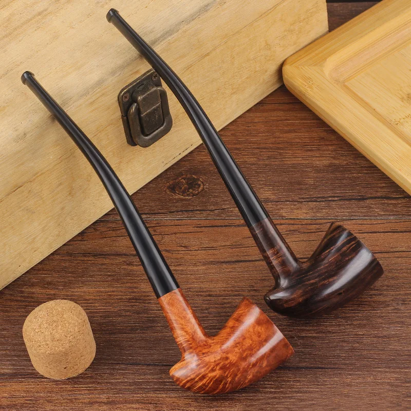 Briar Wood Smoking Pipe Germany Imported tobacco pipe Long Handle Reading Pipe Lord of the Ring Gandalf the Gray\'s Pipe