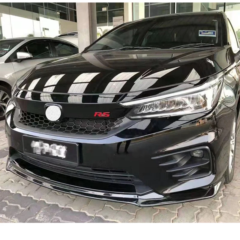 

Для Honda City Racing 2020 2021 2022, передний бампер из АБС-пластика, сотовая решетка, разделитель, комплект кузова