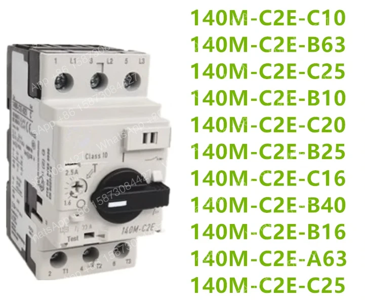 Disjuntores 140M-C2E-C10 B63 C25 B10 C20 B25 C16 B40 B16 A63 C25