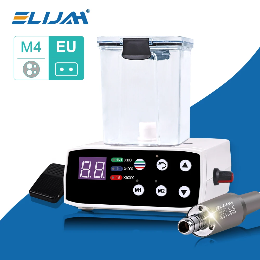 SYJH Tandheelkundige Borstelloze Elektrische Micromotor LED Micromotor Werk 1:1/1:5 Glasvezel E-Type Contra Hoek Handstuk Tandarts Gereedschap