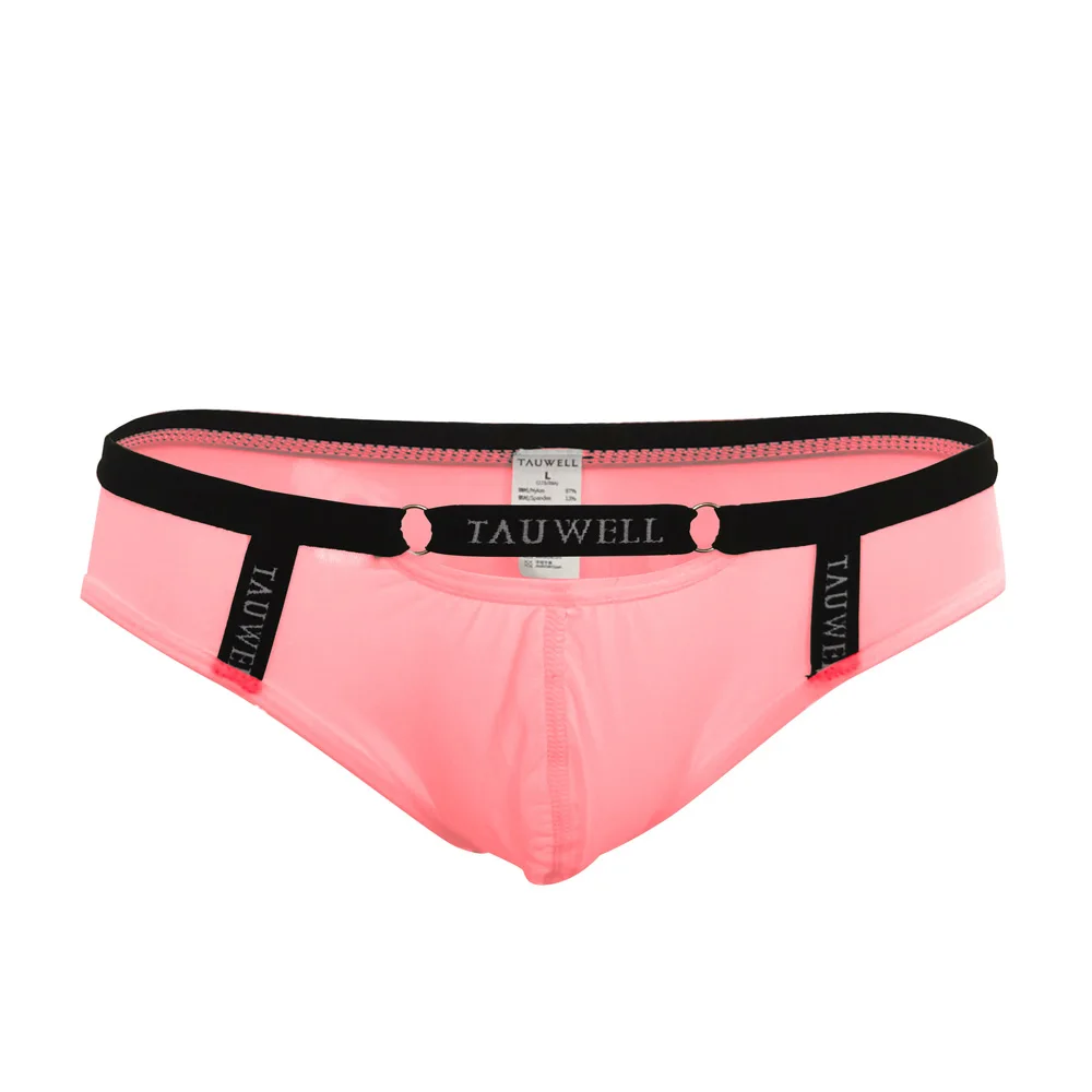 

Men's Briefs Sexy Underwear Men Low-rise Fashion Personality Underwear Sexy Pink Semi-transparent Pants