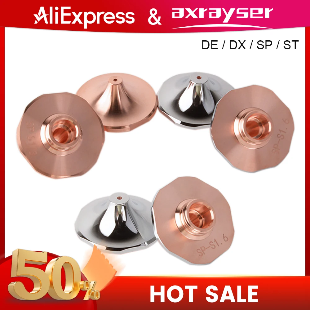 

Лазерные форсунки ST SP DX DE D28 M11 H15 Высокоскоростные одиночные двойные хромированные лазерные режущие форсунки для Raytools Precitec Лазерная головка