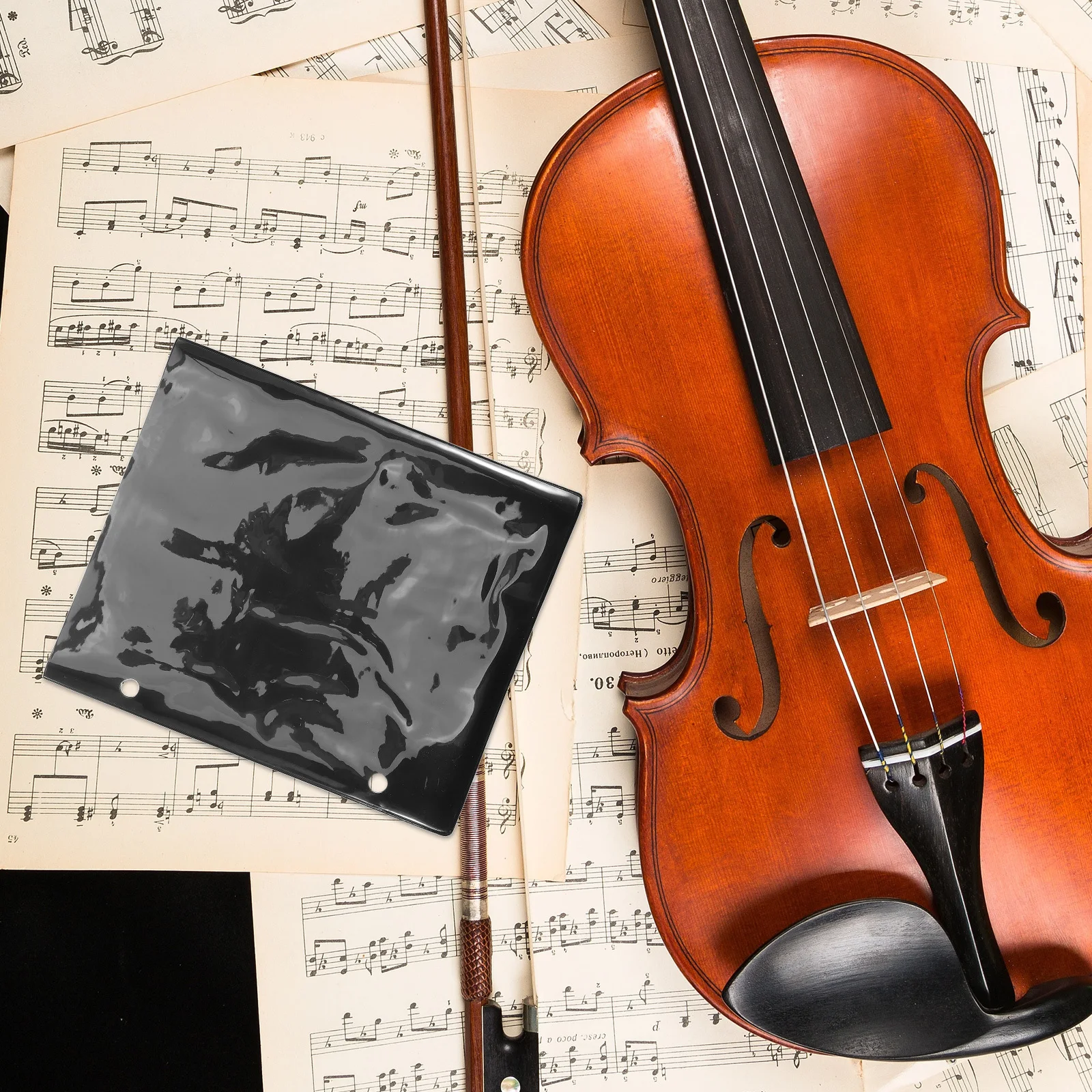 

20Pcs Waterproof Music Sheet Holder Flip Folder 2 Holes PVC Sleeves for Various Instruments Rehearsals Performances Practice