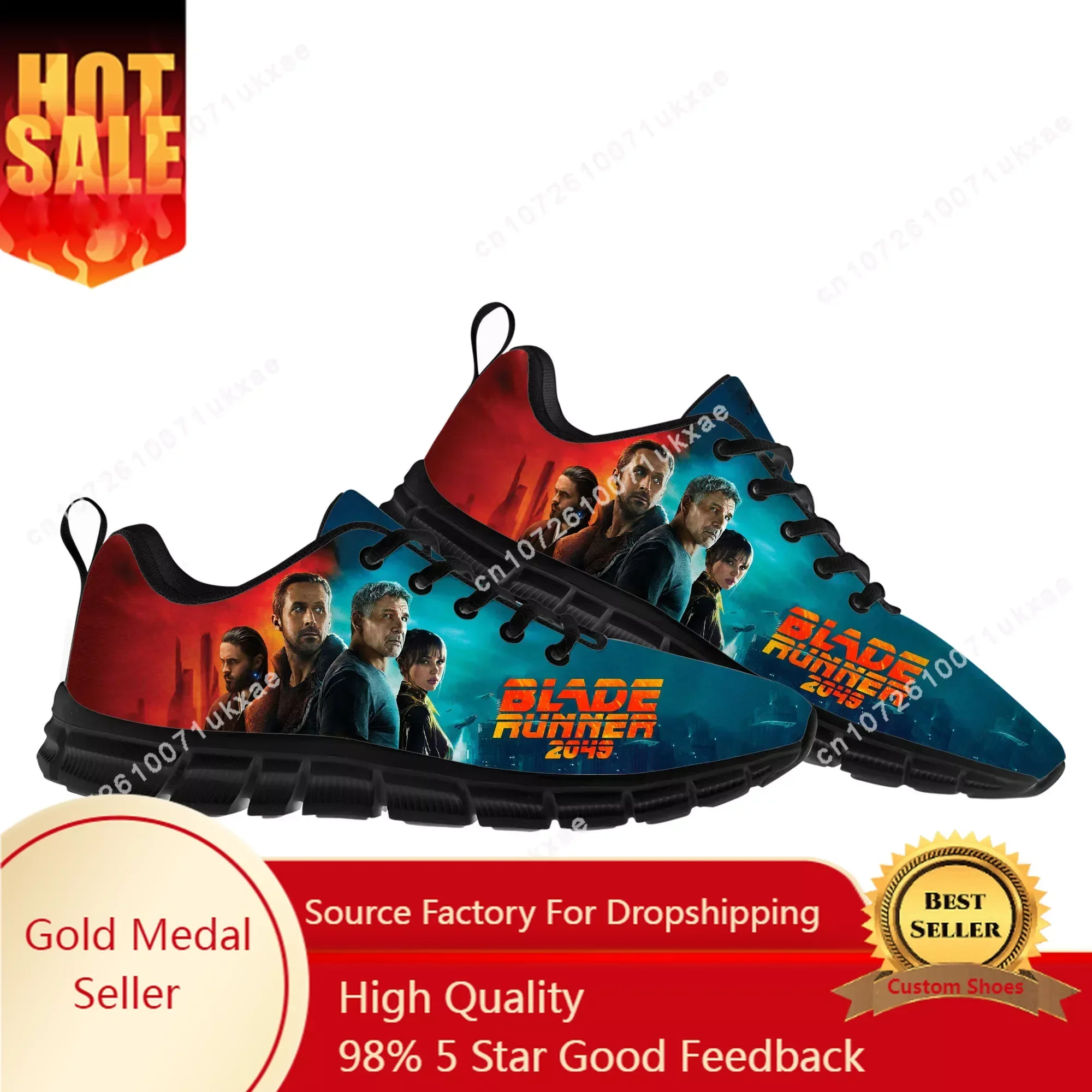 

Blade Runner 2049 Sports Shoes Mens Womens Sneakers Tyrell Corporation Casual Sneaker Couple Custom Shoes