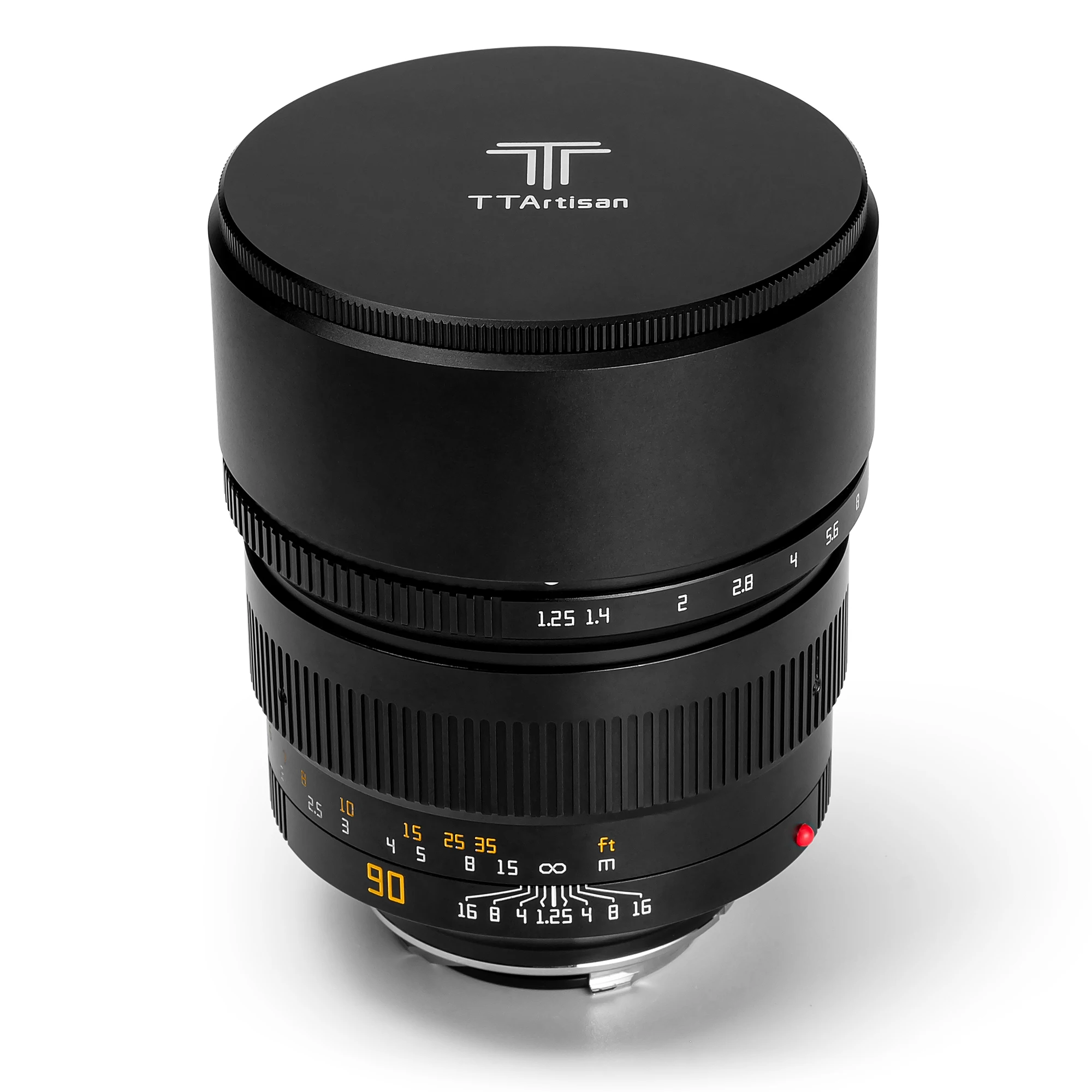 TTArtisan 90mm F1.25 Full Frame Large Aperture Fixed Focus Manual Focus Portrait Favored Camera Lens for Leica M Mount Camera