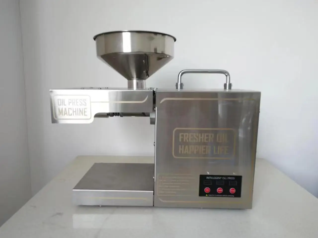 High Efficiency Automatic Commercial and Home Use Cold Oil Pressing Machine New Condition Oil Extractor for Sesame Soybean Oil