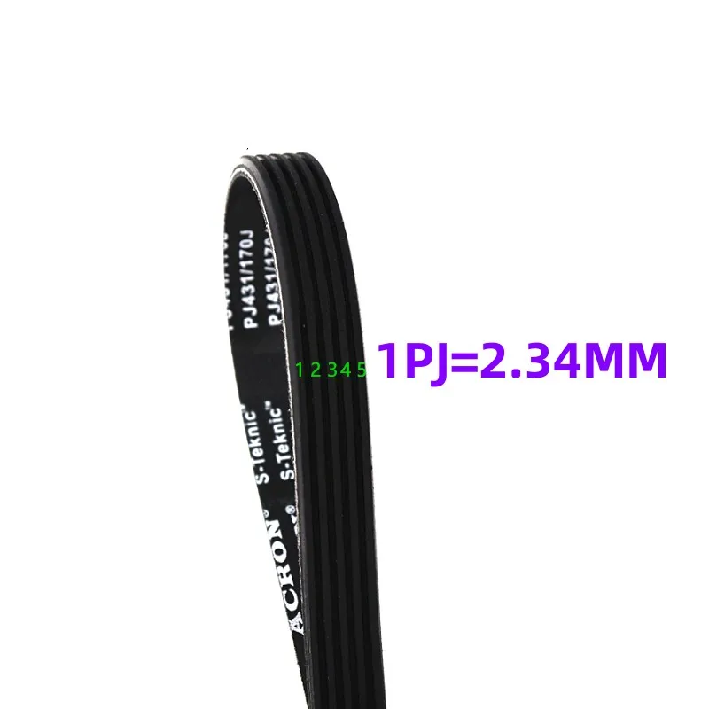 1PCS Rubber Multi Wedge Belt PJ556 PJ559 PJ560 PJ565 PJ568 Multi Groove Belt Drive Belt