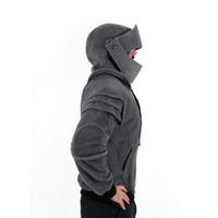 Costume Costume Hoodie for Men with Drawstring Patch Pocket Elastic Cuff Halloween Knight Hoodie with Long Sleeves Men Halloween