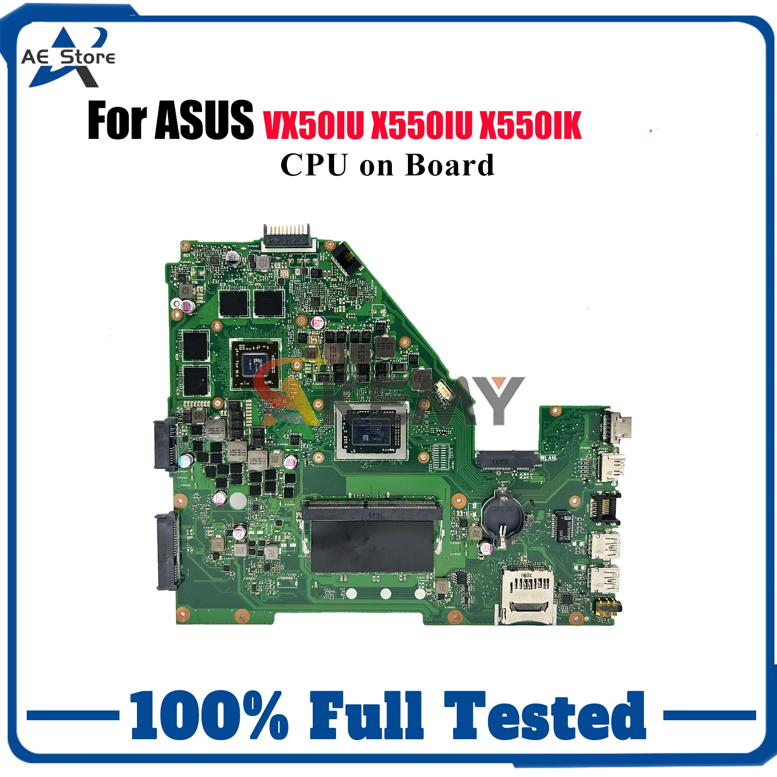 

X550IK Материнская плата для ноутбука ASUS VivoBook X550I X550IU X550IK VX50IU Материнская плата для ноутбука с процессором 100% тестирование ОК быстрая доставка stk