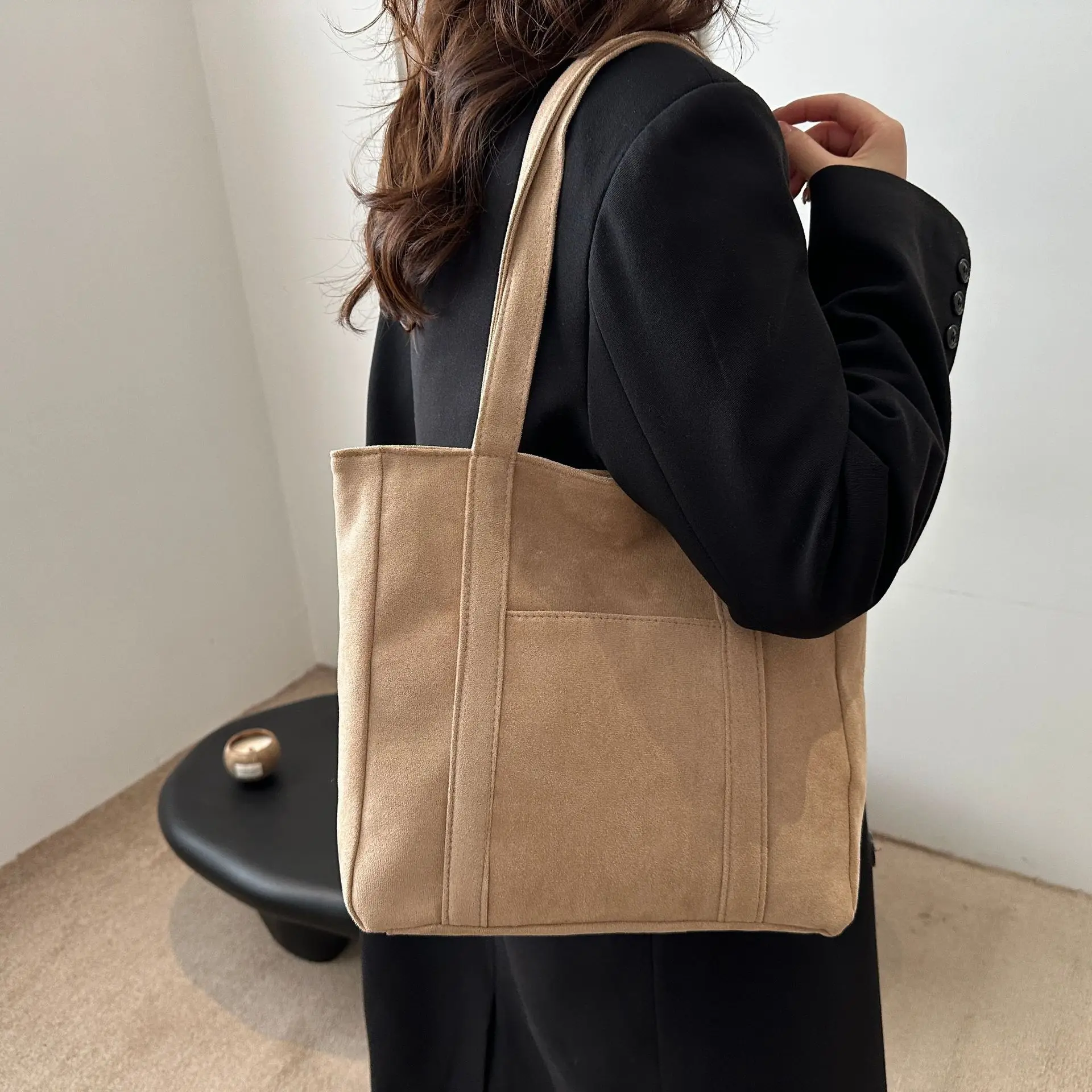 Wholesale Women Shoulder Bag Larger Cotton Canvas Handbag Casual Tote Female Eco Bag Cute Messenger Bags 2025